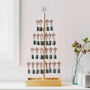 Hearth & Hand with Magnolia Wood Tree and Bells Advent Calendar Christmas
